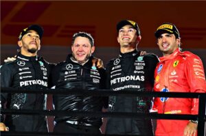 2024 F1 Las Vegas GP podium